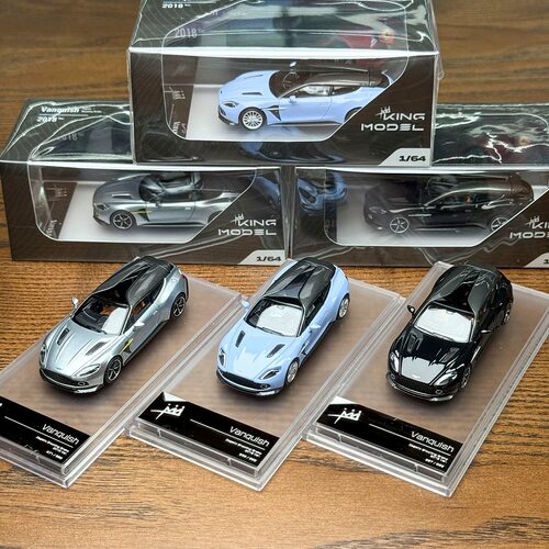 King Model 1:64 阿斯顿马丁 Vanquish Zagato 合金汽车模型