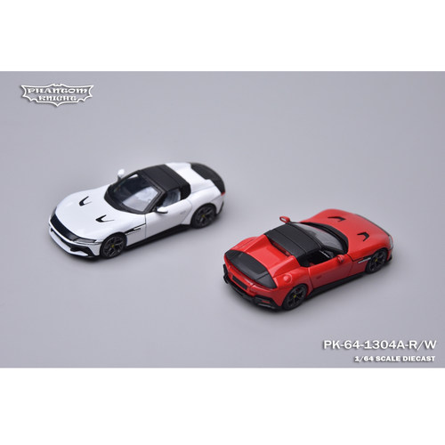 Phantom Knight 1:64 12C Spider 敞篷 前盖可开 合金汽车模型