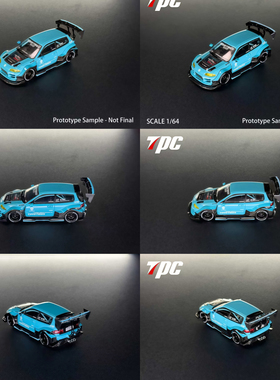 TPC 1:64 Kevmannz GT EG6 Hatchback 宽体 爆改 合金汽车模型