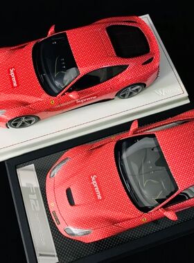 VV MODEL 1/18 法拉伦 F12 Berlinetta 潮牌涂装 仿真汽车模型