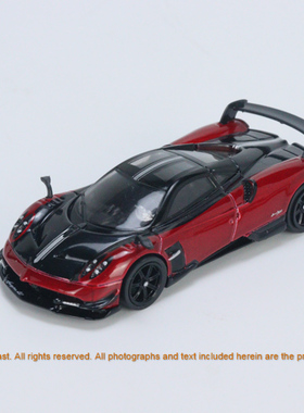 Tarmac Works 1:64 帕加尼 花雅 Huayra BC 红色 合金汽车模型