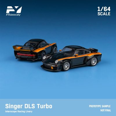 Findclassically FY 1:64 Singer DLS Turbo 珍珠黑 合金汽车模型