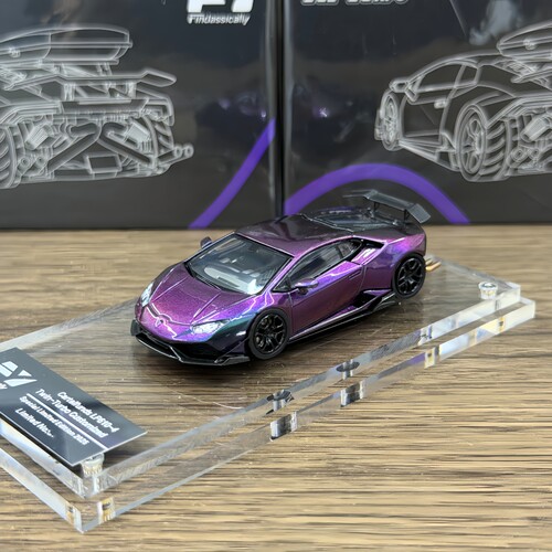 Findclassically 1:64 爆改小牛 Huracan 变色龙 合金汽车模型