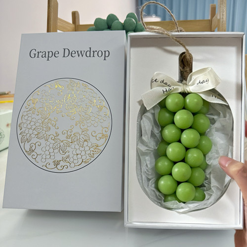 高端礼盒葡萄香皂冷制皂香薰皂手工皂伴手礼洗脸摆件香皂葡萄皂