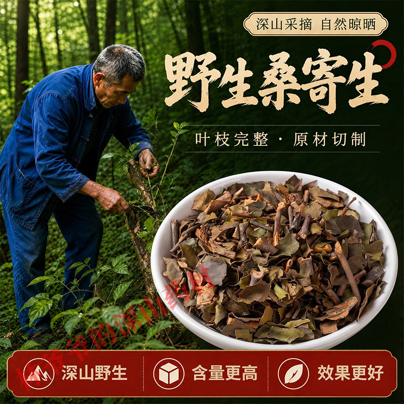 深山野生桑寄生500g桑寄生茶泡水喝正品中药材药用中草药另售杜仲