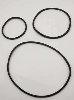 卫浴配件大花洒头O型凹槽圈密封圈顶喷带卡槽橡胶圈垫黑色4/6/8寸