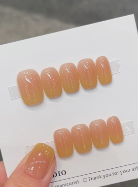 雨墨手工穿戴甲气质显白腮红甲