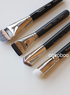 pony推荐新品毕加索fb11/333/fb33/fb20超薄粉底刷三角无痕不吃粉