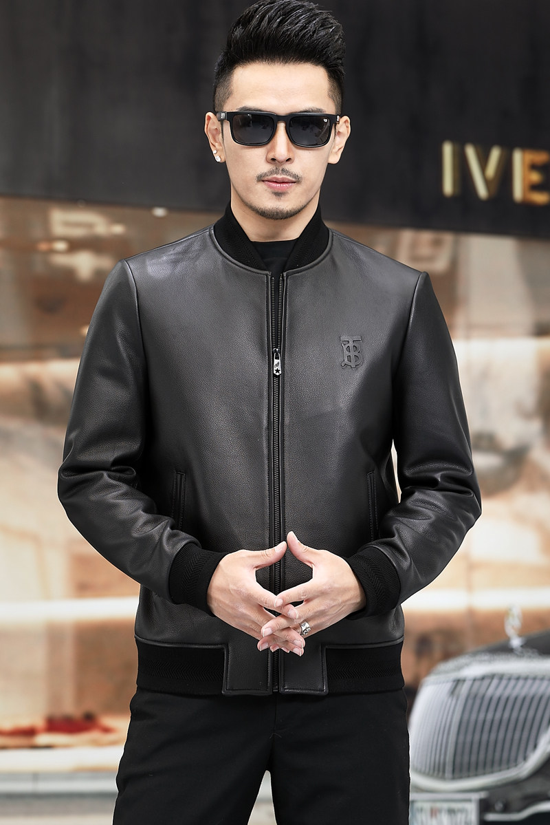 Z19021-1男士真皮短款皮衣外套海宁真皮皮衣男P750,男装皮衣,电商B360