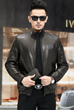 Z88011男士皮衣外套立领修身真皮绵羊皮皮衣男P750，男装皮衣，电商B360