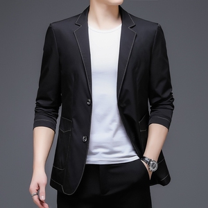 BGW719男式2021初秋薄款西装男西服外套修身商务休闲男