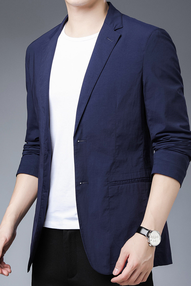 K8638秋季新款西装男西服简约外套商务休闲单西男装P195,男装西服,电商B360