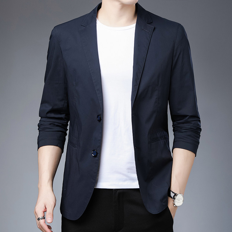 K8612秋季新款西装男西服简约外套商务休闲单西男装P205，男装西服，电商B360