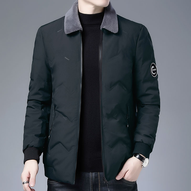 YT1909冬季2021男士羽绒服男装连帽中长款白鸭绒潮流加厚保暖，男装羽绒服，电商B360