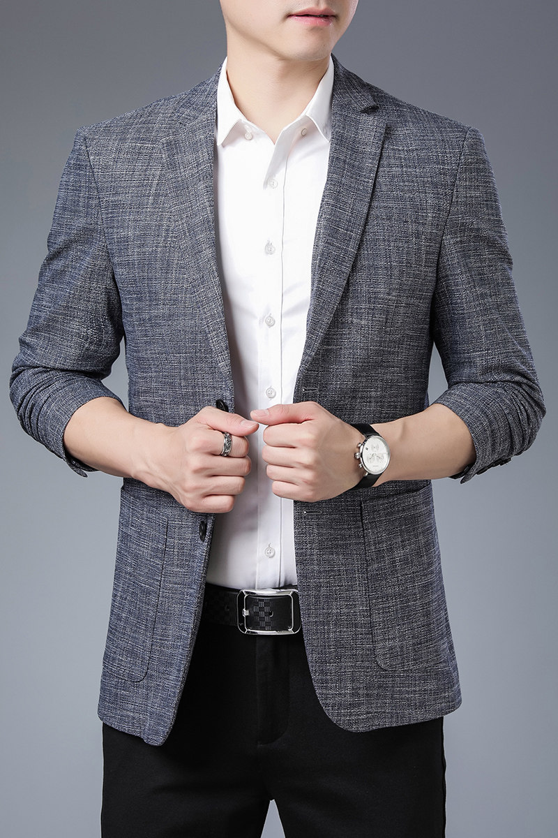 YY6629216秋季新款西装男西服简约外套商务休闲男装进口面料P285,男装西服,电商B360