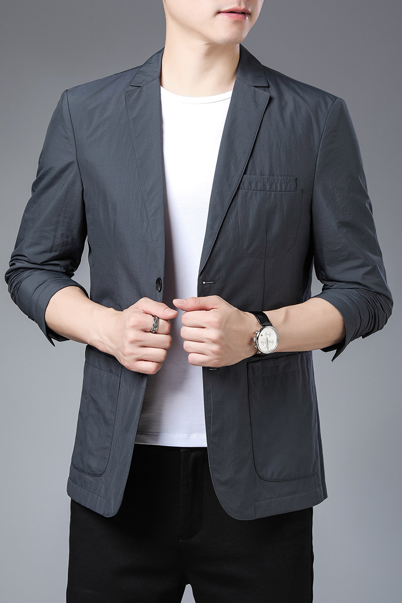 YY6629961秋季新款西装男西服简约外套商务休闲男装P205,男装西服,电商B360