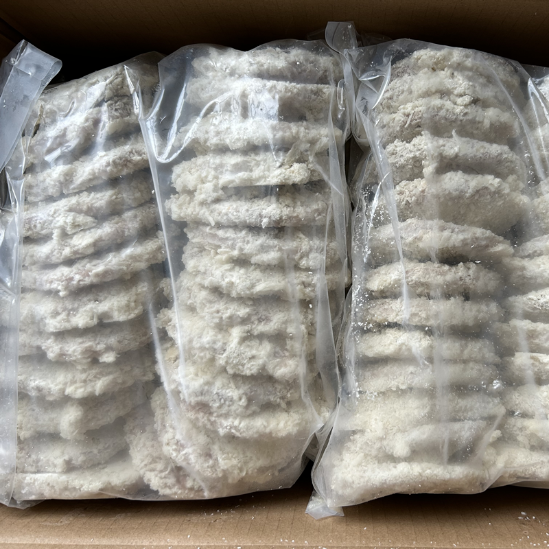日式猪排80g*100片炸猪排半成品冷冻油炸原切大排片猪扒饭商用