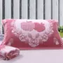 Mùa hè cặp gối 100% cotton bốn mùa thẩm mỹ viện khăn cưới đơn thoải mái đôi thời trang cũ không phai - Khăn gối vỏ ga gối