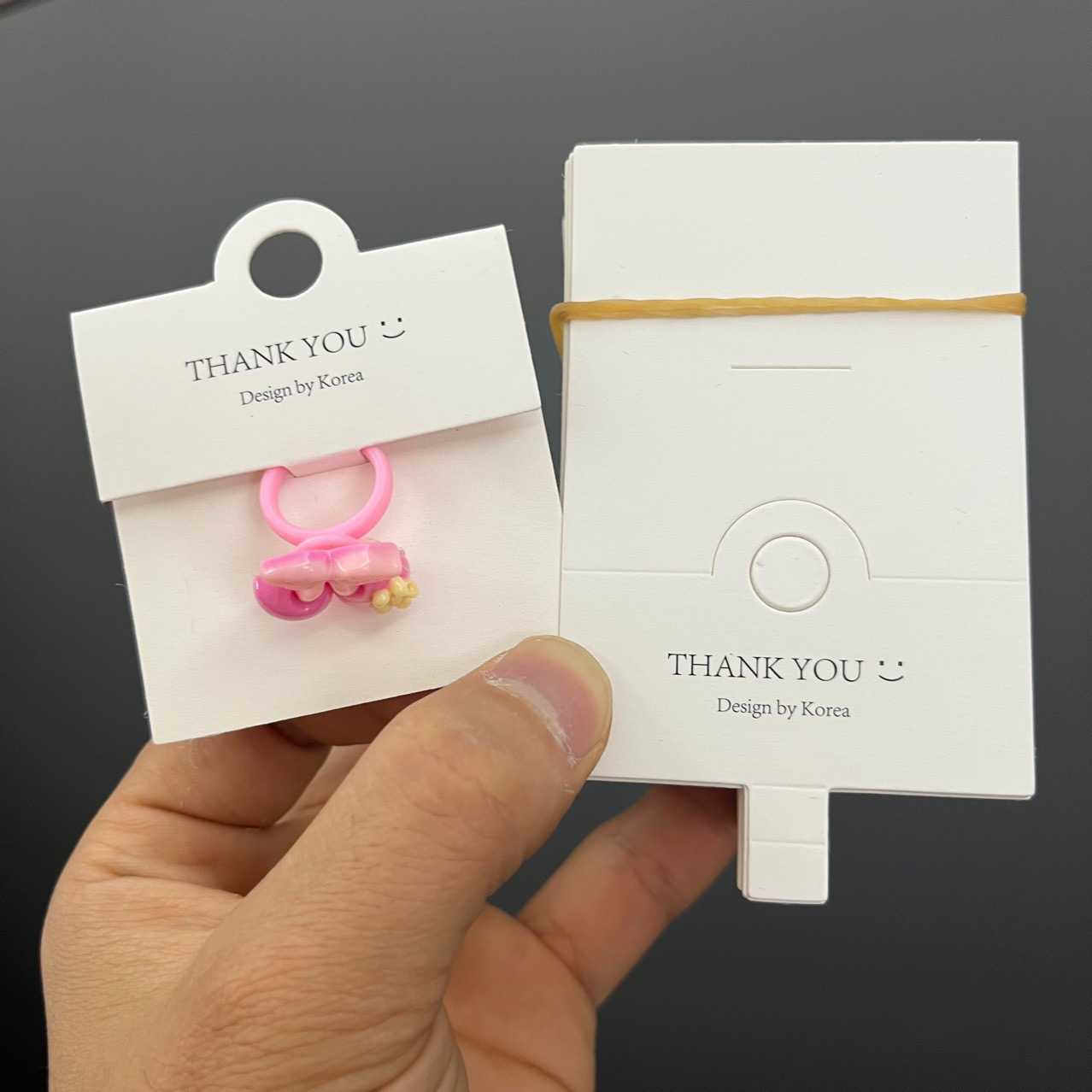 Kp921 戒指展示纸卡饰品卡片包装指环首饰挂卡饰品配件夜市摆摊