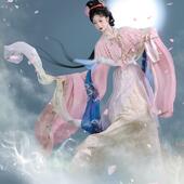 神仙图复原交领大袖 齐腰襦裙 汉服女装 月中仙 春秋新品