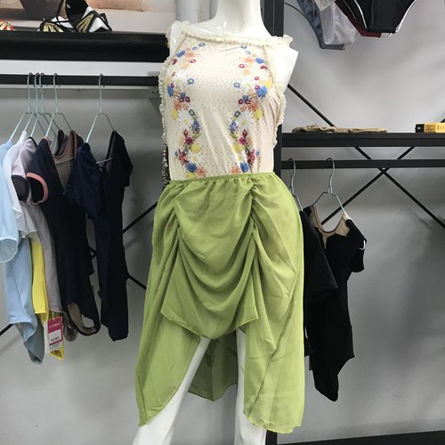 E-linDacing蕾丝芭蕾舞服甜美