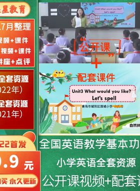 第十五十六1615届全国小学英语基本功大赛优质公开课说课视频PPT