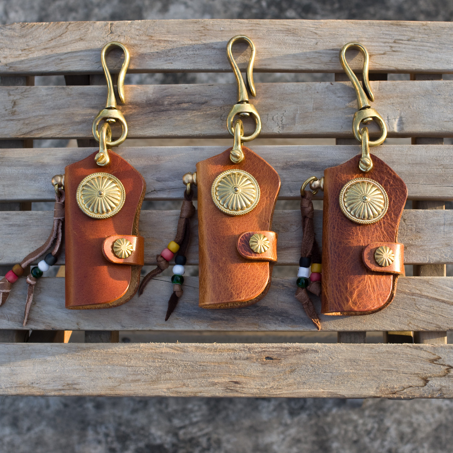 RRL头层植鞣革牛皮锁匙扣腰挂式男女复古重磅黄铜真皮汽车钥匙包在类目 箱包皮具/热销女包/男包, 钥匙包中 - 来自Buy2taobao.com提供专业的淘宝代购服务