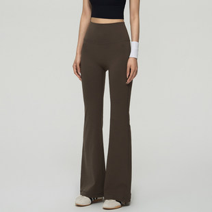 微喇瑜伽裤女高腰收腹紧身显瘦健身长裤跑步普拉提训练运动裤