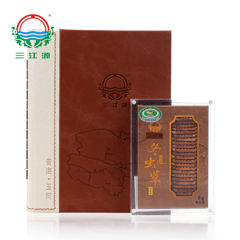 Three Rivers Cordyceps Gift box packaging Qinghai Yushu Super 8g Gift box Authentic Cordyceps Shunfengin the Traditional nourishing food , Cordyceps  category - from Buy2taobao.com to provide professional Taobao agent buy service