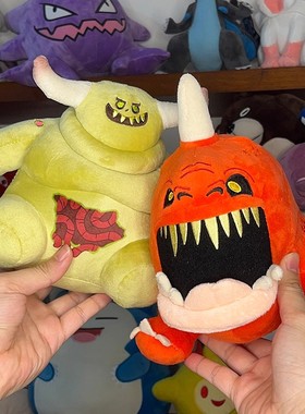 战锤40k玩偶周边纳垢灵毛绒公仔混沌四神Nurglings暗怨生日礼物