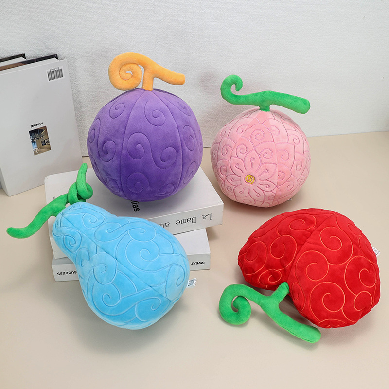 海贼王恶魔果实玩偶周边橡胶手术花花震震烧烧鱼鱼果实公仔礼物