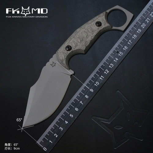 意大利foxknives高硬度户外直刀