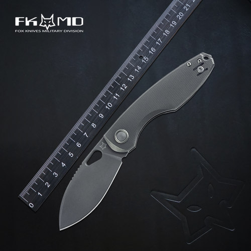 意大利原装进口FOX狐狸折刀户外随身便携工具刀高硬度M398口袋刀