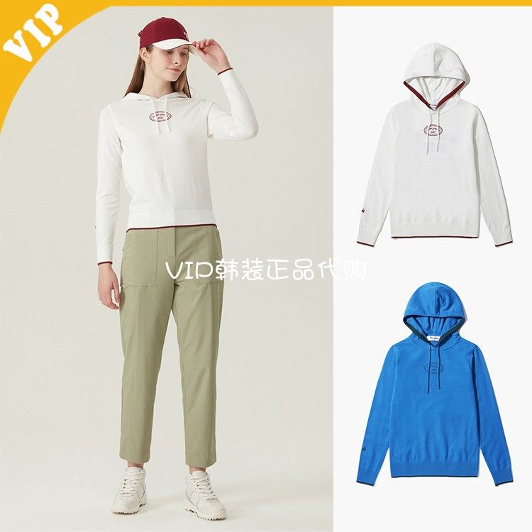 LeCoq公鸡GOLF运动连帽针织衫