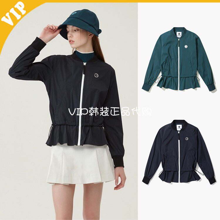 LeCoq公鸡运动户外女棒球领喇叭