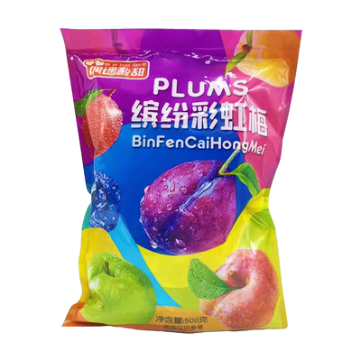 缤纷彩虹梅青梅乌梅蜜饯酸甜梅子