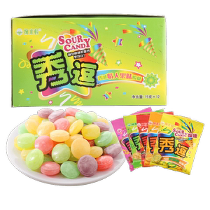 秀逗爆酸超级酸糖果柠檬水果味酸糖整蛊搞怪变态酸网红小零食推荐