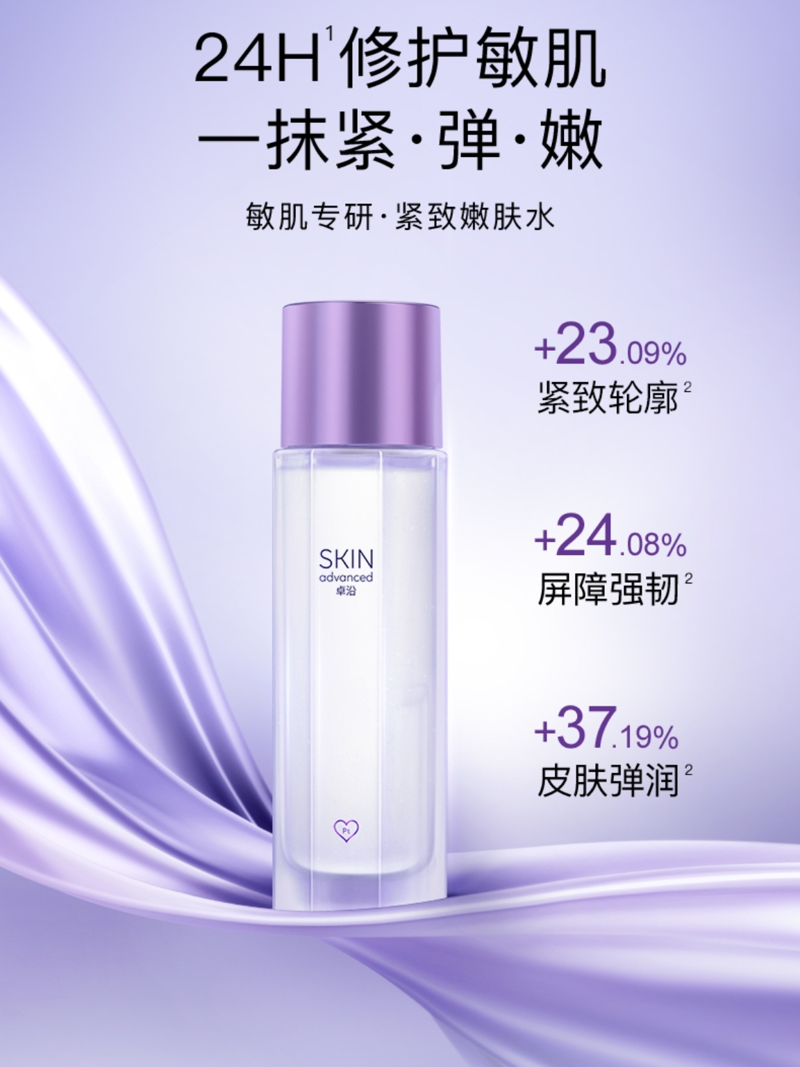 屈臣氏新品卓沿赋妍紧致淡纹精萃水精萃乳精华液面霜抗皱眼霜