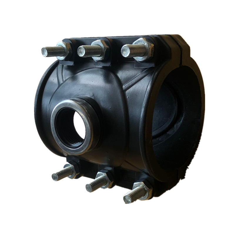 PE90管道75 110 PVC 160快速接口哈弗接抢修节补漏接头三通160x20