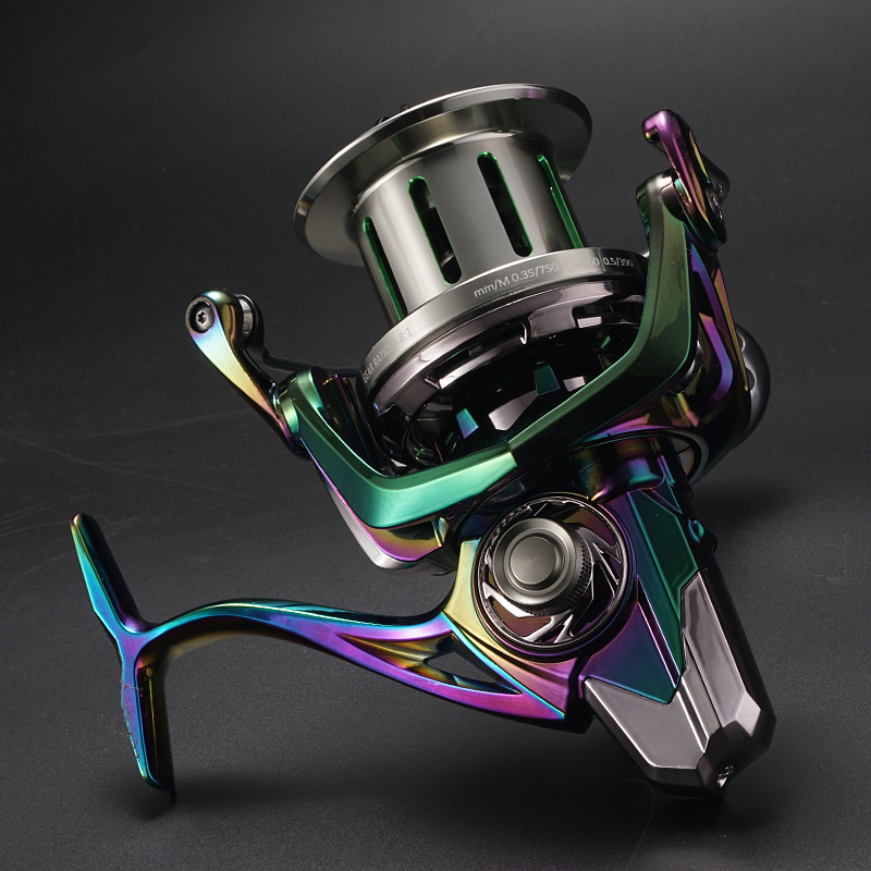 防海水全金属远投轮 不锈钢鱼轮浅杯斜口纺车轮钓鱼锚鱼海钓渔轮