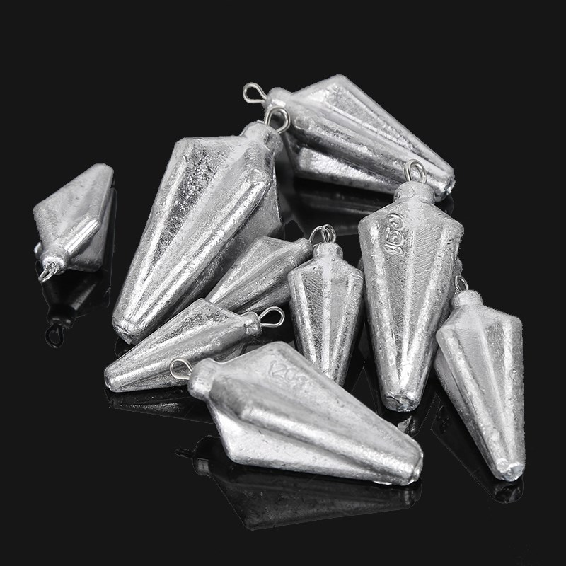 斤装四角杨桃铅坠船钓海钓海竿防走水防挂底鱼坠铅坨铅坠钓鱼铅坠