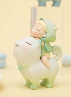 白夜童话 猫将军手办摆件家居装饰车载可爱新年春节圣诞节小礼品