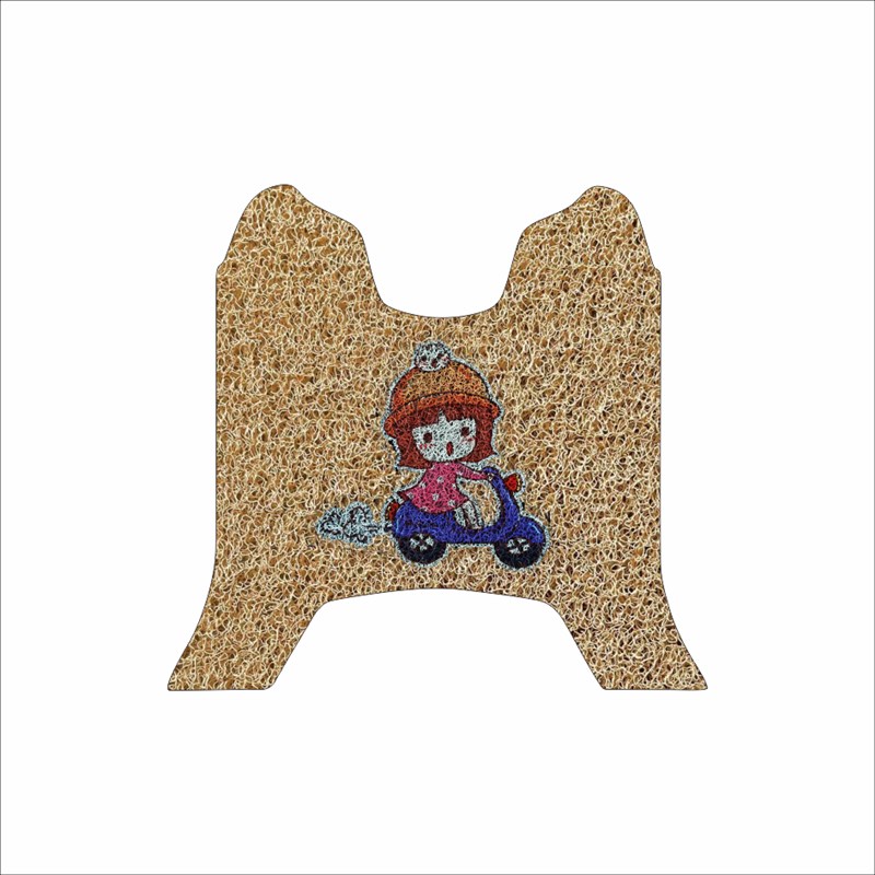 适用于都灵125踏板摩托车脚垫三叶都灵专用脚踏垫防水地垫