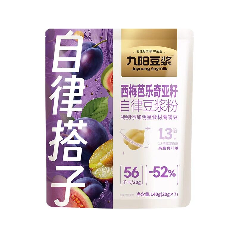 山姆冠超市九阳豆浆自律搭子西梅芭乐奇亚籽纯豆浆粉大餐救星高膳