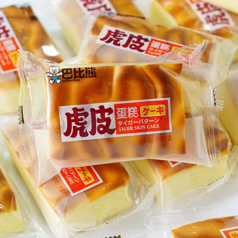 山姆超市巴比熊虎皮蛋糕4斤整箱 蛋糕早餐校园面包小零食