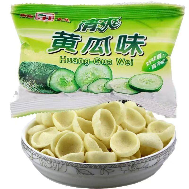 山姆冠超市清爽黄瓜零食童年薯片回忆膨化食品休闲儿时怀旧8090办