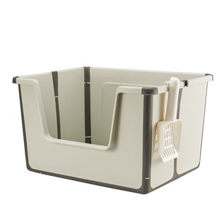 可折叠猫砂盆大号猫厕所猫便盆除臭防外溅宠物 德国工艺便携开放式