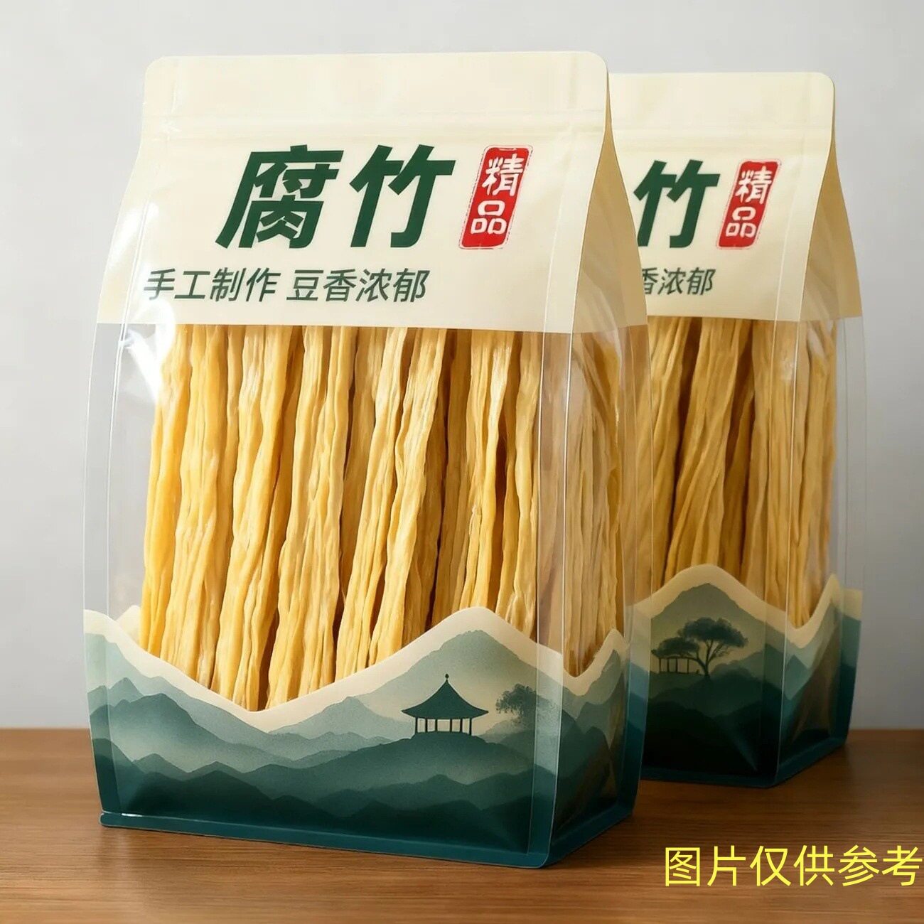 山姆超市劲道腐竹干货500g腐竹段袋装菜类东北黄豆凉拌菜涮火锅炒