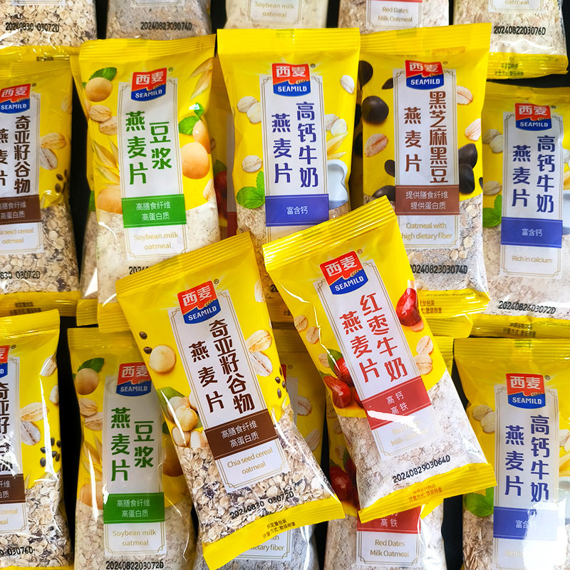 山姆超市西麦燕麦片牛奶麦片散装独立小包装即食冲泡营养早餐代餐
