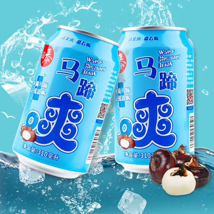 山姆冠超市品泰马蹄爽310ml*12罐夏季原果汁原味饮品果汁果肉果粒